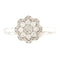 Bague Guidetti - Bague fleur en or blanc diamants taille brillant 58 Facettes G2771