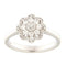 Bague Guidetti - Bague fleur en or blanc diamants taille brillant 58 Facettes G2771