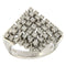 Bague Guidetti - Bague en or blanc à motif losange, diamants taille brillant 58 Facettes G2435
