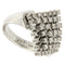 Bague Guidetti - Bague en or blanc à motif losange, diamants taille brillant 58 Facettes G2435