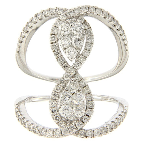Bague Guidetti - Bague en or blanc avec diamants taille brillant 58 Facettes G2311