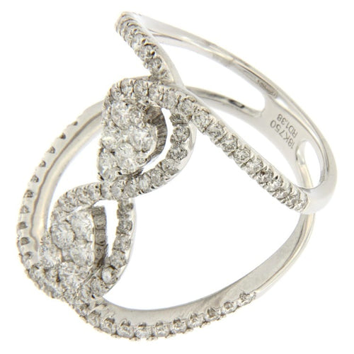 Bague Guidetti - Bague en or blanc avec diamants taille brillant 58 Facettes G2311