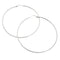Boucles d'oreilles Guidetti - Boucles d'oreilles créoles en or blanc 58 Facettes G2184
