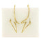 Boucles d'oreilles Guidetti - Boucles d'oreilles pendantes en or jaune 58 Facettes G2187