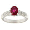 Bague Guidetti - Anello en or blanc rubis et diamants 58 Facettes G2638