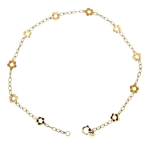 Collier Guidetti - Collier à fleurs en or jaune 58 Facettes G1392