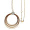 Collier K di Kuore - Collier en or rose et blanc avec diamants 58 Facettes G1345