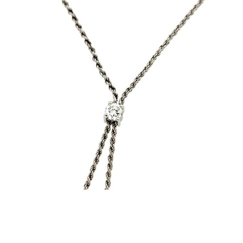 Collier Guidetti - Collier en or blanc et diamants 58 Facettes G1426