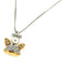 Collier Angioletto - Collier en or blanc et or jaune, diamants et perle 58 Facettes G332