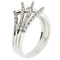 Bague 54 Guidetti - Bague en or blanc avec diamants 58 Facettes G1481