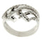 Bague 54 Guidetti - Bague en or blanc avec diamants 58 Facettes G1481