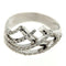 Bague 54 Guidetti - Bague en or blanc avec diamants 58 Facettes G1481