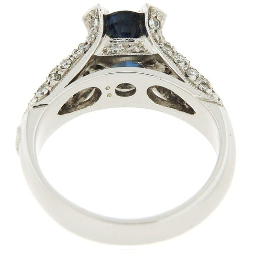 Bague Guidetti - Bague en or blanc avec saphir 2,11 ct et diamants 58 Facettes G1843