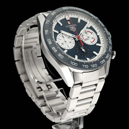 Montre TAG Heuer Carrera - Montre Carrera Calibre 02 automatique en acier 58 Facettes TAG/CAR/008