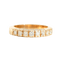 Bague 56 Vintage - Bague demi-memoria en or jaune 14K avec diamants 58 Facettes HJ250142