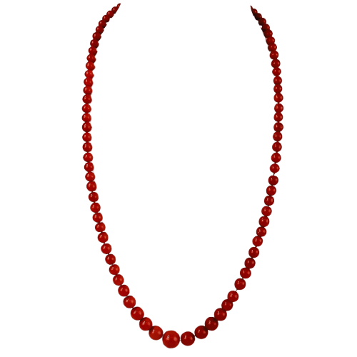 Collier Collier de corail avec fermoir en or 18 carats 58 Facettes 2523