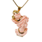 Broche Damenportrait - Brosche en or jaune 18 carats et corail 58 Facettes 2514