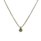 Collier Collier - Chaîne avec pendentif bicolore en or 14 carats et brillant 58 Facettes 2036