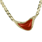 Collier Collier en or jaune, corail et diamants 58 Facettes 1851