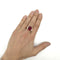 Bague 61 Bague en or jaune et corindon synthétique 58 Facettes Z1351783