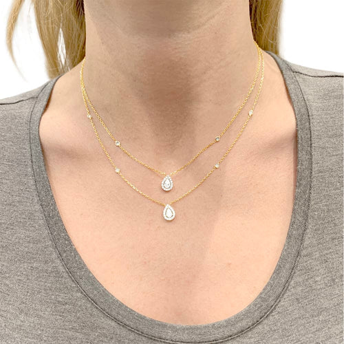 Collier Edouard Nahum - Collier en or jaune 750 et diamants 58 Facettes 35016