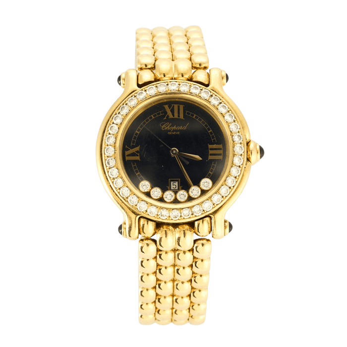 Montre CHOPARD - Happy Sport - Montre de dame or jaune, diamants 58 Facettes DV0823-1