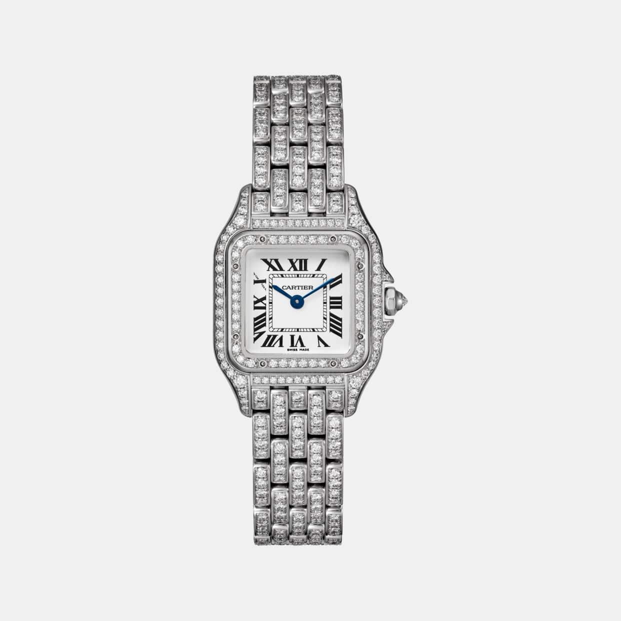 Montre Panthère Or blanc Diamant