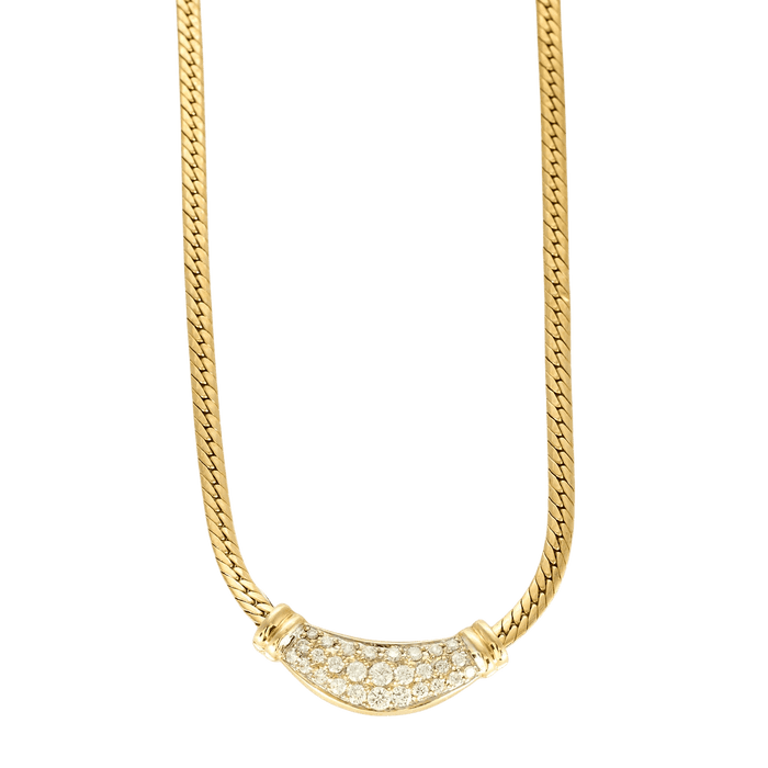 Collier Collier Or jaune et Diamants 58 Facettes DV0751-2