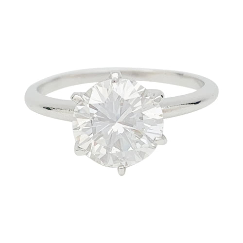 Bague 53 Solitaire - Bague en platine 950 avec diamant 2,23 ct 58 Facettes 31441