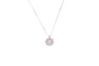 Collier Collier saphirs roses et diamant 58 Facettes