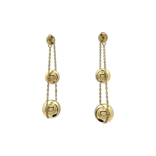 Boucles d'oreilles Tiffany & Co. HardWear Drop Ball - Boucles d'oreilles pendantes en or jaune 58 Facettes 35294
