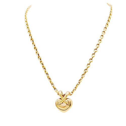 Collier Chaumet Cœur Liens - Collier en or jaune 750 58 Facettes 35279