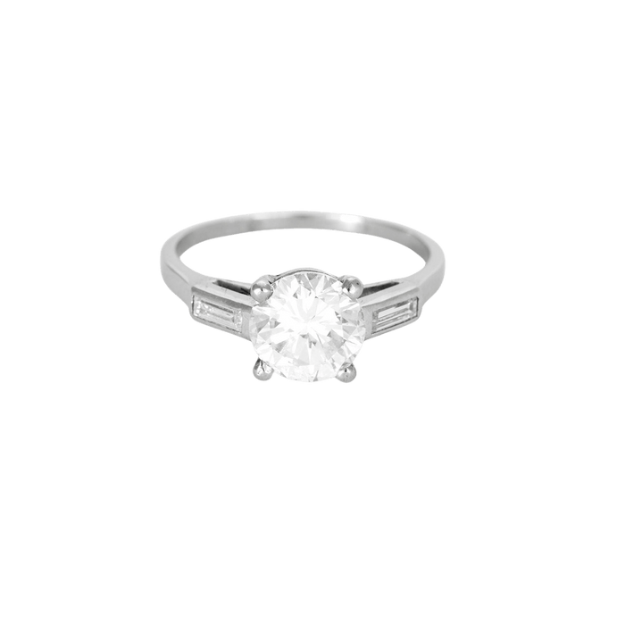 BOUCHERON - diamante solitario diamante platino