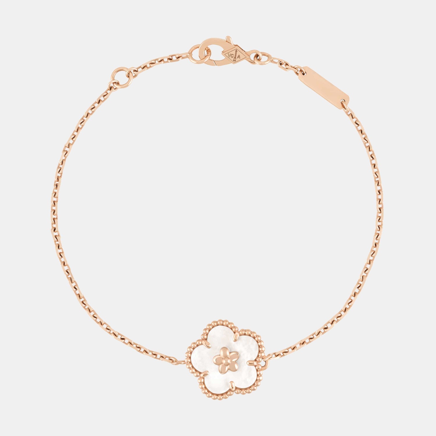 Bracelet Lucky Spring Or rose Perle 
