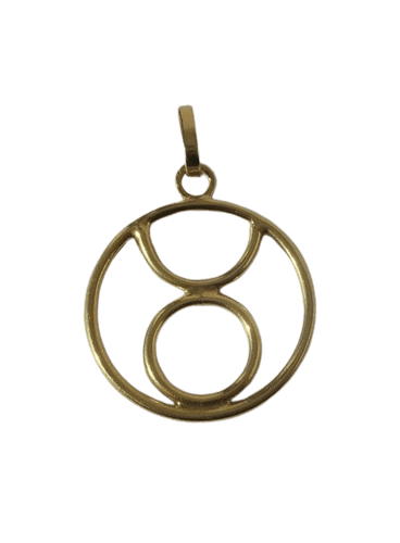 Pendentif Pendentif médaille zodiaque Taureau 58 Facettes