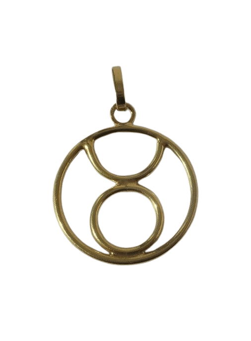 Taurus zodiac medal pendant