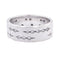 Bague 50 H.Stern Code - Bague bandeau en or blanc 750 sertie de diamants 58 Facettes 33586