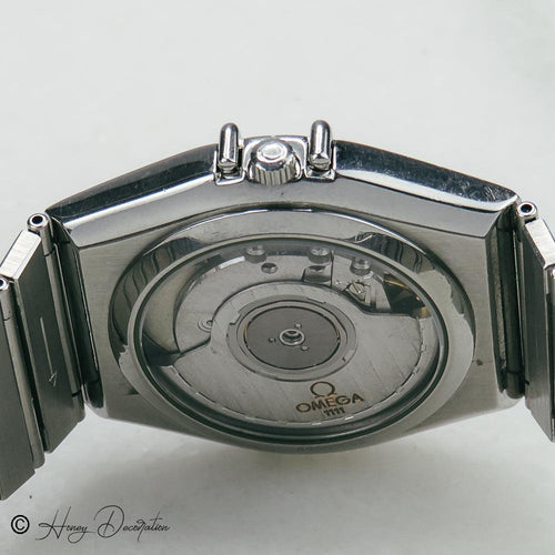 Ceas Omega Constellation - Ceas cronometru automat pentru bărbați din oțel inoxidabil 58 Facettes 2054