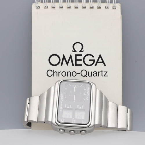 Montre Omega Seamaster ChronoQuartz - Montre en acier réf. 196.0052 (vers 1976) 58 Facettes FB11017