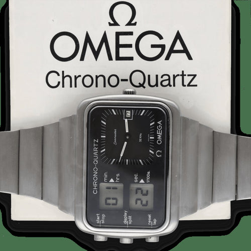 Montre Omega Seamaster ChronoQuartz - Montre en acier réf. 196.0052 (vers 1976) 58 Facettes FB11017