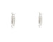 Boucles d'oreilles Boucles d’oreilles créoles en or blanc 18 ct avec diamants 0,24 ct 58 Facettes 14008