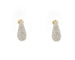 Boucles d'oreilles Boucles d’oreilles en or jaune et blanc 18 ct avec diamants 1,20 ct 58 Facettes 14220