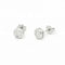 Boucles d'oreilles Boucles d’oreilles point de lumière 0,06 ct en or blanc 18 kt 58 Facettes 10148