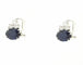 Boucles d'oreilles Boucles d’oreilles en or blanc 18 ct avec saphirs et diamants 58 Facettes 9615