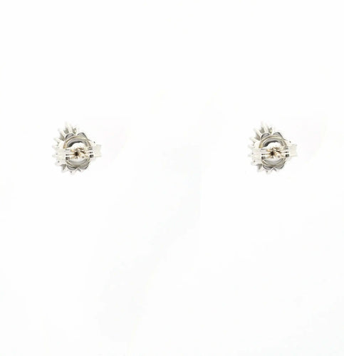 Boucles d'oreilles Boucles d’oreilles en or blanc 18 ct avec saphirs de Ceylan et diamants 58 Facettes 9929