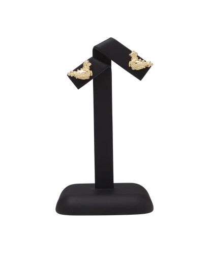 Boucles d'oreilles Boutons d’oreilles tourtereaux en or jaune 18K 58 Facettes BO220151/BoutonsdOreillesTourtereaux/PHOTO