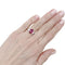 Bague 50 Mellerio - Bague en platine 950 rubis et diamants 58 Facettes 35180