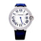 Montre Cartier Ballon Bleu - Montre en or blanc 750 pavée de diamants 58 Facettes 33459