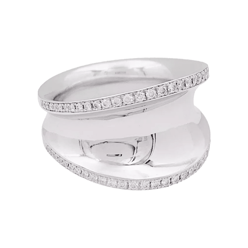 Bague 53 Chopard Impérial - Bague en or blanc et diamants 58 Facettes 34150
