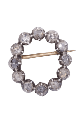 BROCHE DIAMANTS NAPOLÉON III 58 Facettes 095631